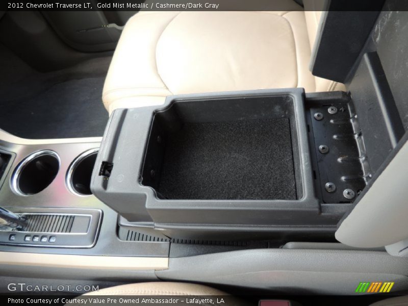 Gold Mist Metallic / Cashmere/Dark Gray 2012 Chevrolet Traverse LT