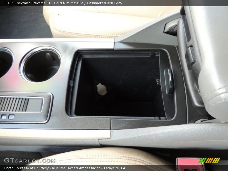 Gold Mist Metallic / Cashmere/Dark Gray 2012 Chevrolet Traverse LT