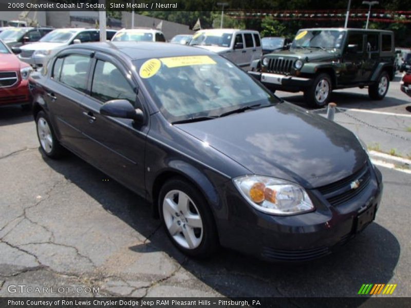 Slate Metallic / Neutral 2008 Chevrolet Cobalt LT Sedan