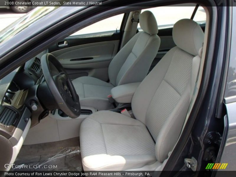 Slate Metallic / Neutral 2008 Chevrolet Cobalt LT Sedan