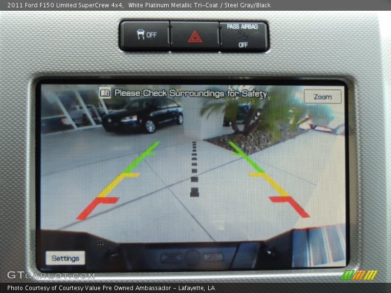 White Platinum Metallic Tri-Coat / Steel Gray/Black 2011 Ford F150 Limited SuperCrew 4x4