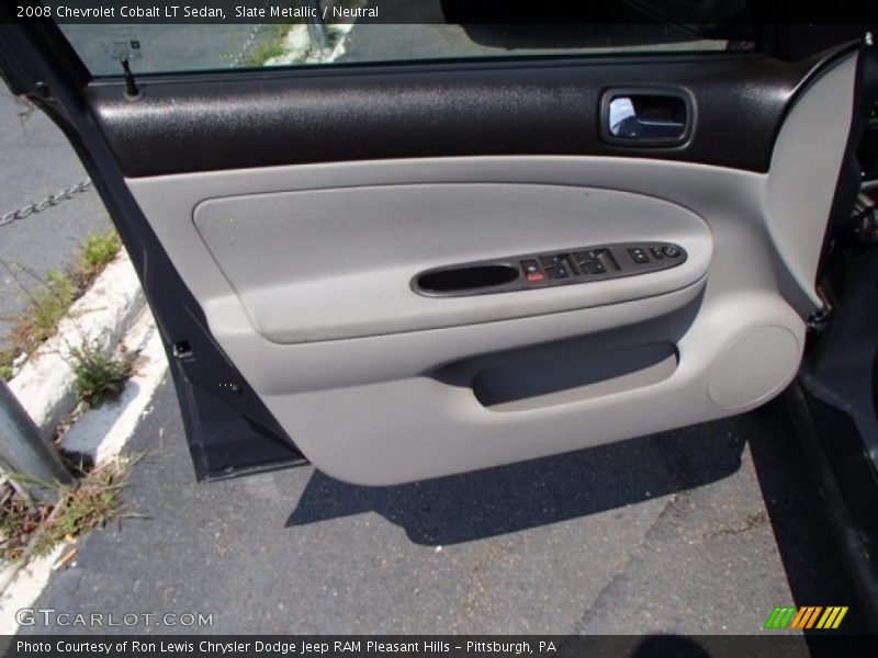 Slate Metallic / Neutral 2008 Chevrolet Cobalt LT Sedan