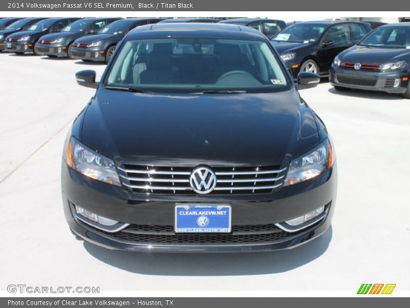 Black / Titan Black 2014 Volkswagen Passat V6 SEL Premium