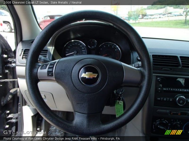 Slate Metallic / Neutral 2008 Chevrolet Cobalt LT Sedan