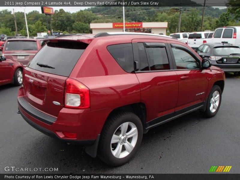 Deep Cherry Red Crystal Pearl / Dark Slate Gray 2011 Jeep Compass 2.4 Latitude 4x4