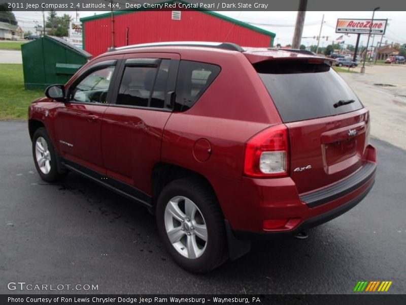 Deep Cherry Red Crystal Pearl / Dark Slate Gray 2011 Jeep Compass 2.4 Latitude 4x4