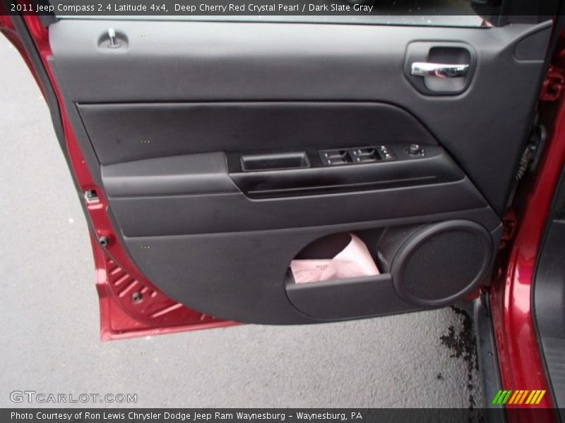 Deep Cherry Red Crystal Pearl / Dark Slate Gray 2011 Jeep Compass 2.4 Latitude 4x4