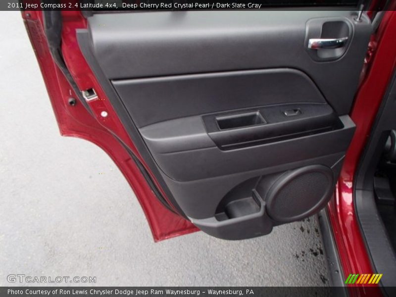 Deep Cherry Red Crystal Pearl / Dark Slate Gray 2011 Jeep Compass 2.4 Latitude 4x4