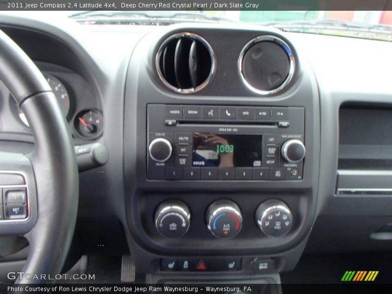 Deep Cherry Red Crystal Pearl / Dark Slate Gray 2011 Jeep Compass 2.4 Latitude 4x4