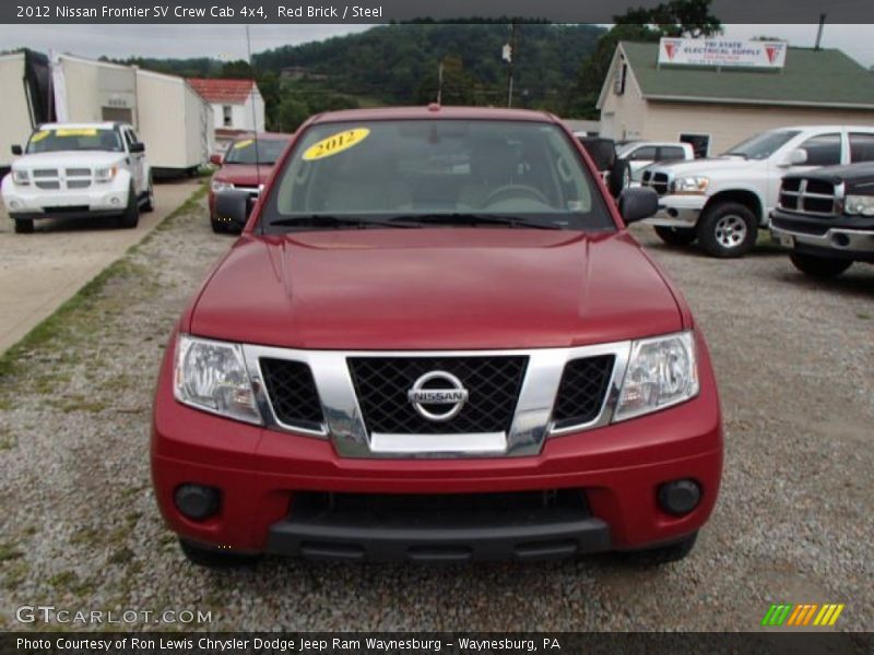 Red Brick / Steel 2012 Nissan Frontier SV Crew Cab 4x4