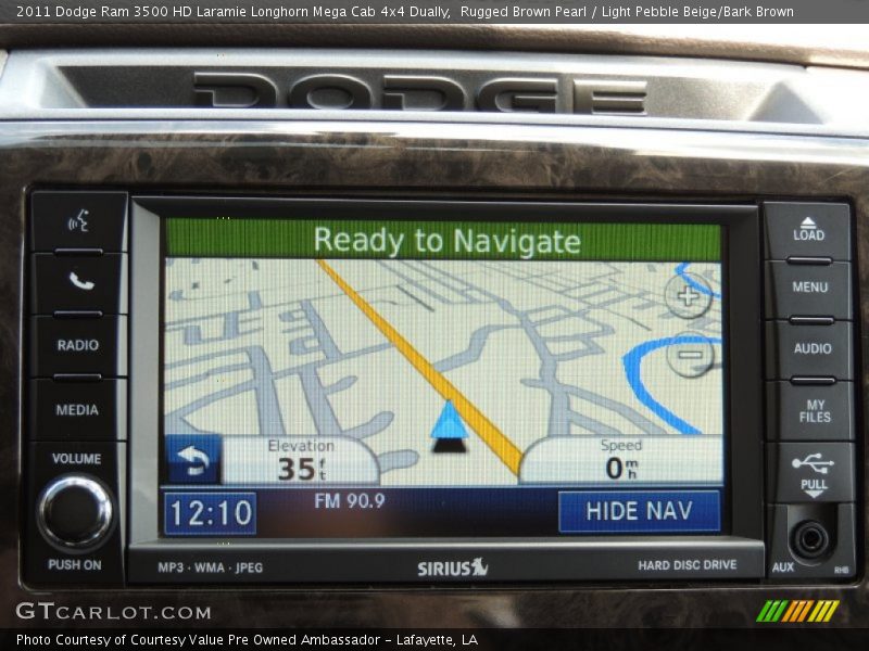 Rugged Brown Pearl / Light Pebble Beige/Bark Brown 2011 Dodge Ram 3500 HD Laramie Longhorn Mega Cab 4x4 Dually