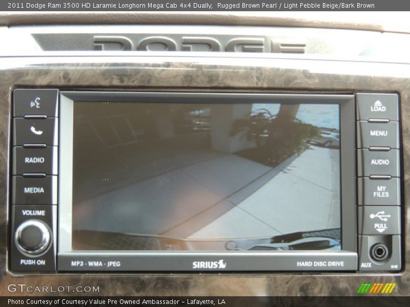 Rugged Brown Pearl / Light Pebble Beige/Bark Brown 2011 Dodge Ram 3500 HD Laramie Longhorn Mega Cab 4x4 Dually
