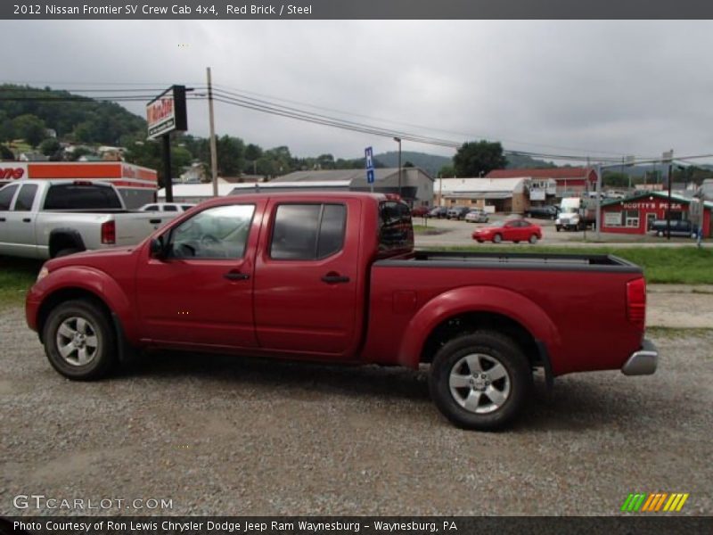 Red Brick / Steel 2012 Nissan Frontier SV Crew Cab 4x4