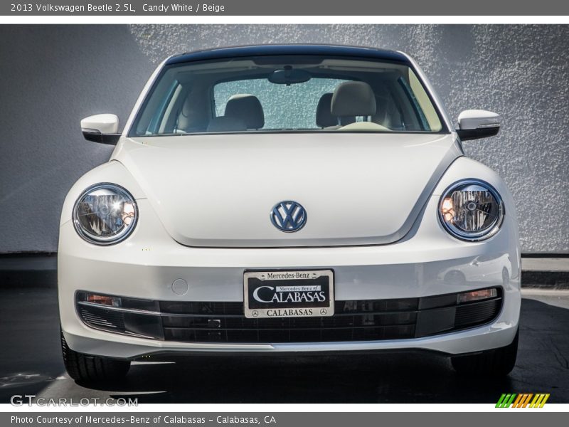 Candy White / Beige 2013 Volkswagen Beetle 2.5L