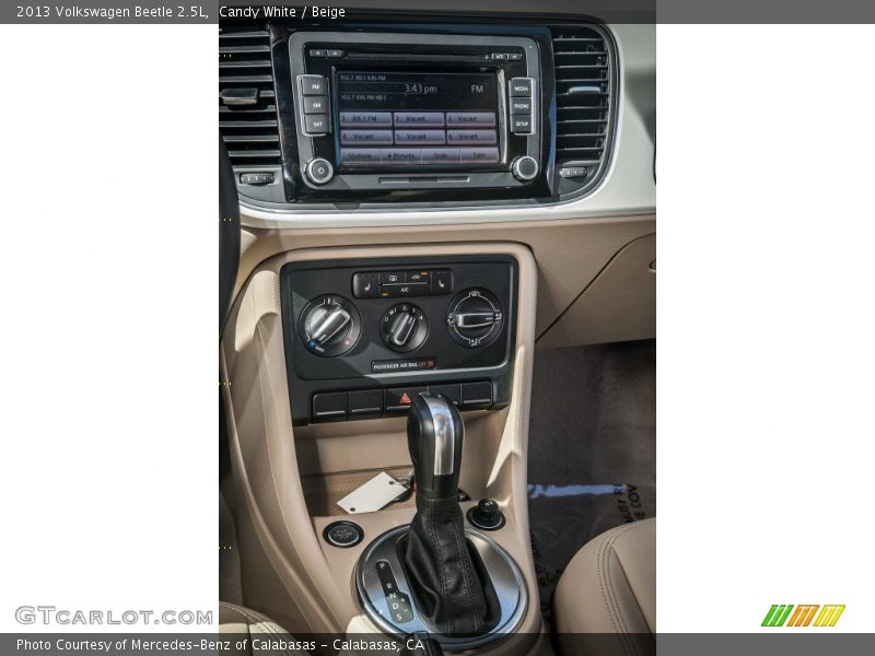 Candy White / Beige 2013 Volkswagen Beetle 2.5L