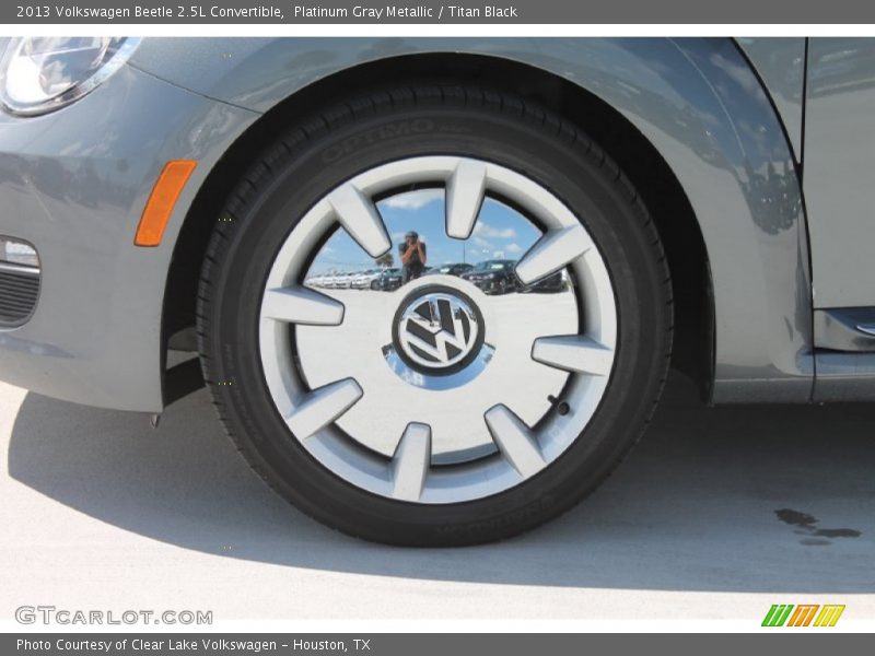 Platinum Gray Metallic / Titan Black 2013 Volkswagen Beetle 2.5L Convertible