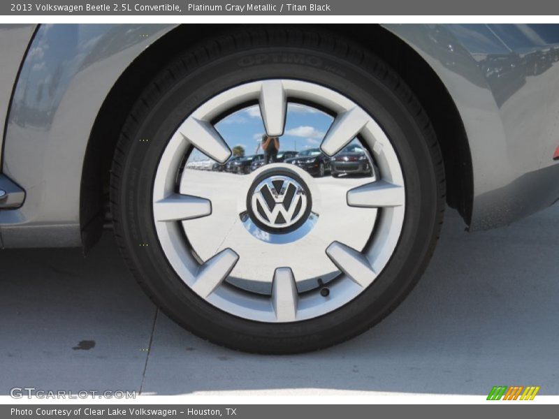 Platinum Gray Metallic / Titan Black 2013 Volkswagen Beetle 2.5L Convertible