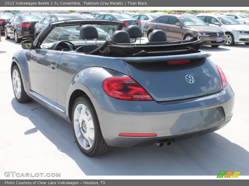 Platinum Gray Metallic / Titan Black 2013 Volkswagen Beetle 2.5L Convertible