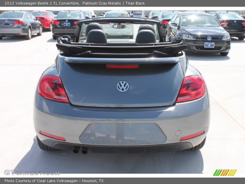 Platinum Gray Metallic / Titan Black 2013 Volkswagen Beetle 2.5L Convertible