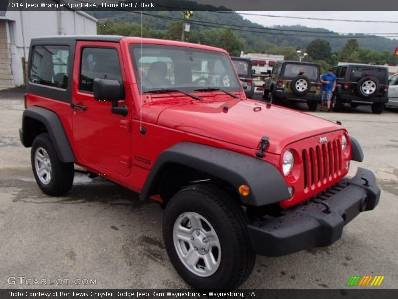Front 3/4 View of 2014 Wrangler Sport 4x4