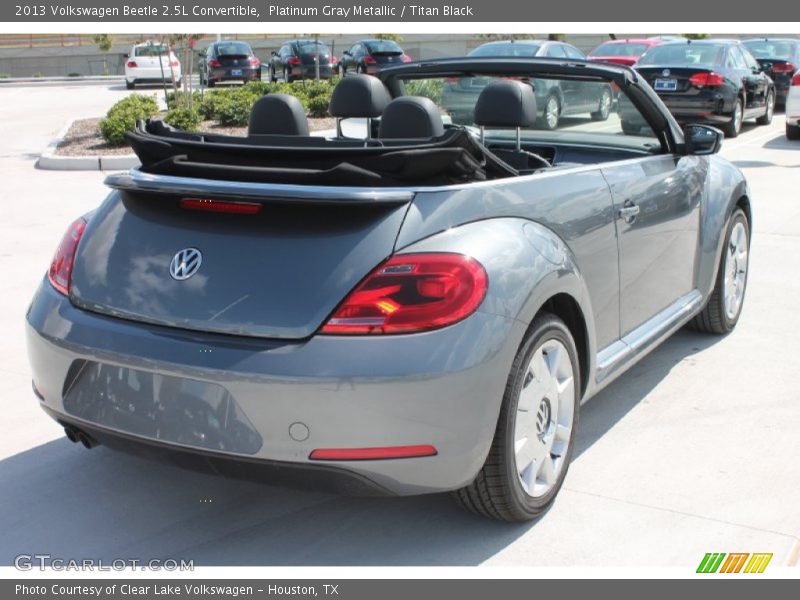 Platinum Gray Metallic / Titan Black 2013 Volkswagen Beetle 2.5L Convertible