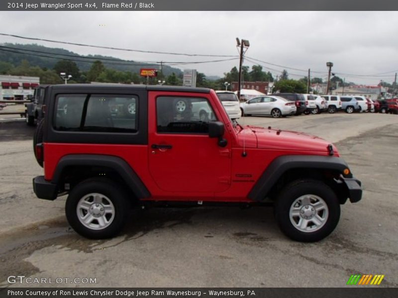 Flame Red / Black 2014 Jeep Wrangler Sport 4x4