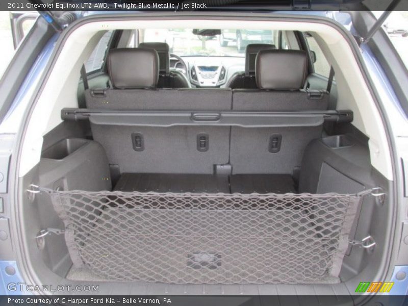 Twilight Blue Metallic / Jet Black 2011 Chevrolet Equinox LTZ AWD