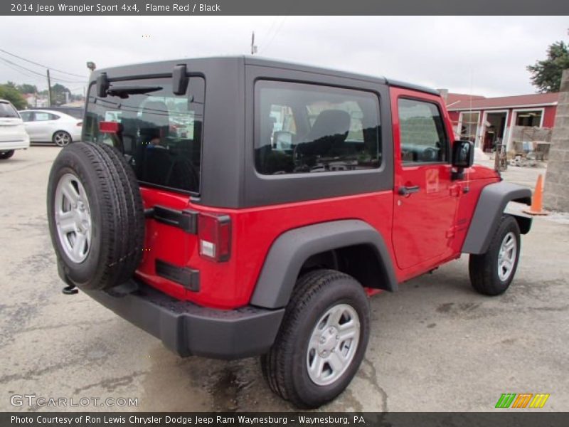 Flame Red / Black 2014 Jeep Wrangler Sport 4x4