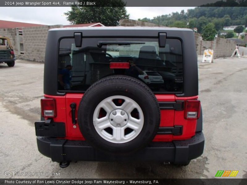 Flame Red / Black 2014 Jeep Wrangler Sport 4x4