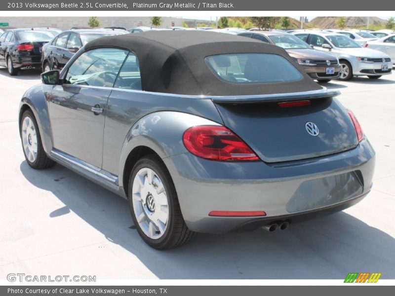 Platinum Gray Metallic / Titan Black 2013 Volkswagen Beetle 2.5L Convertible