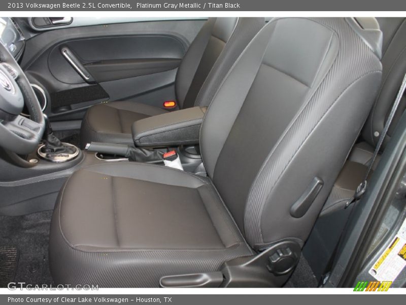 Platinum Gray Metallic / Titan Black 2013 Volkswagen Beetle 2.5L Convertible