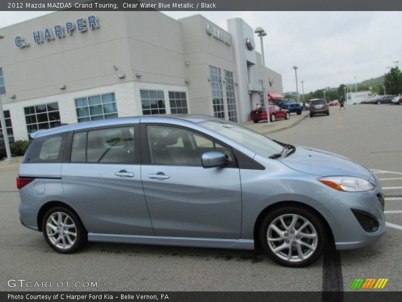 Clear Water Blue Metallic / Black 2012 Mazda MAZDA5 Grand Touring