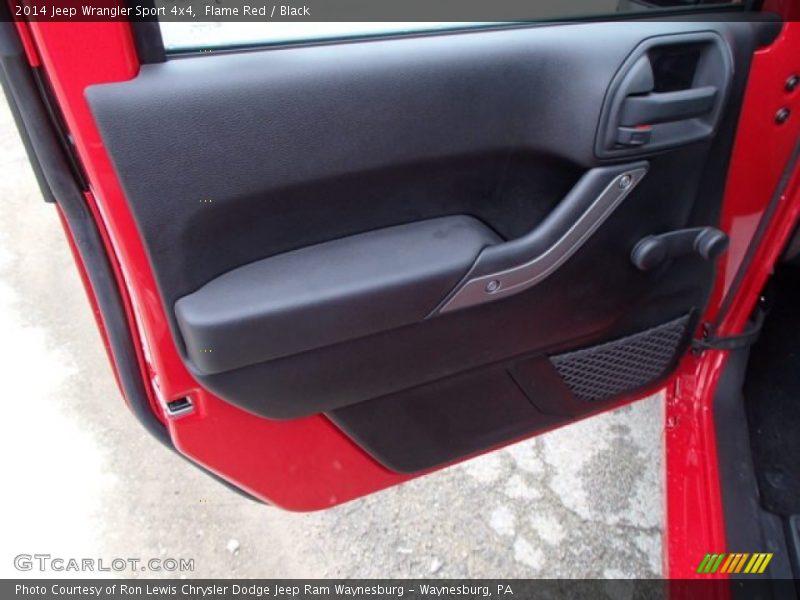 Flame Red / Black 2014 Jeep Wrangler Sport 4x4