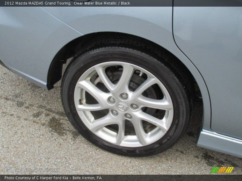 Clear Water Blue Metallic / Black 2012 Mazda MAZDA5 Grand Touring