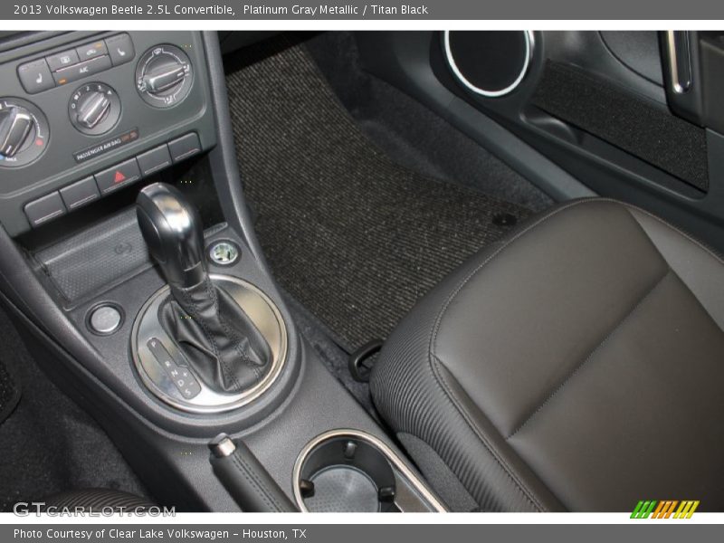 Platinum Gray Metallic / Titan Black 2013 Volkswagen Beetle 2.5L Convertible