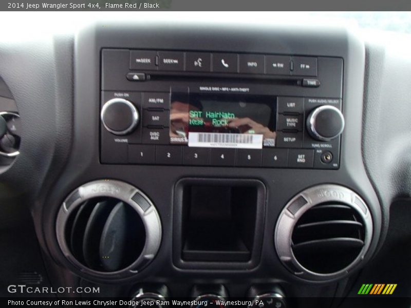 Audio System of 2014 Wrangler Sport 4x4