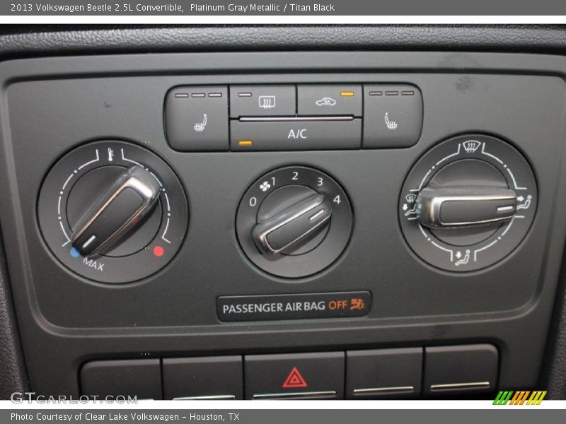 Platinum Gray Metallic / Titan Black 2013 Volkswagen Beetle 2.5L Convertible
