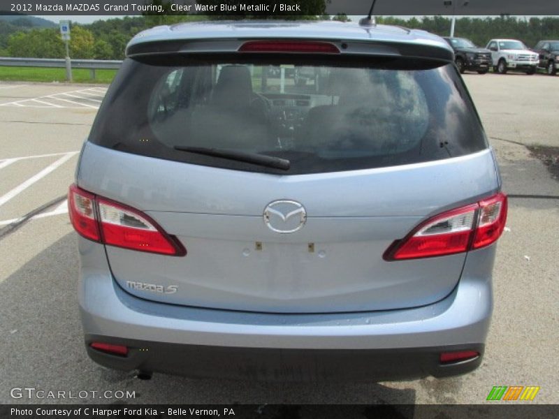 Clear Water Blue Metallic / Black 2012 Mazda MAZDA5 Grand Touring