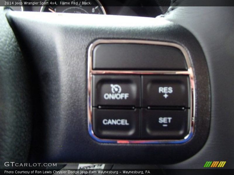 Controls of 2014 Wrangler Sport 4x4