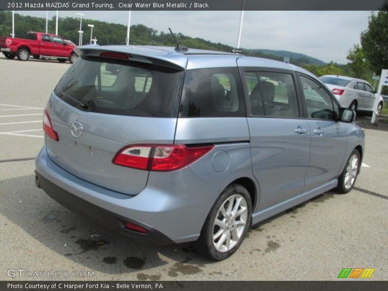 Clear Water Blue Metallic / Black 2012 Mazda MAZDA5 Grand Touring