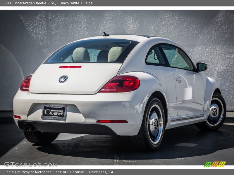Candy White / Beige 2013 Volkswagen Beetle 2.5L