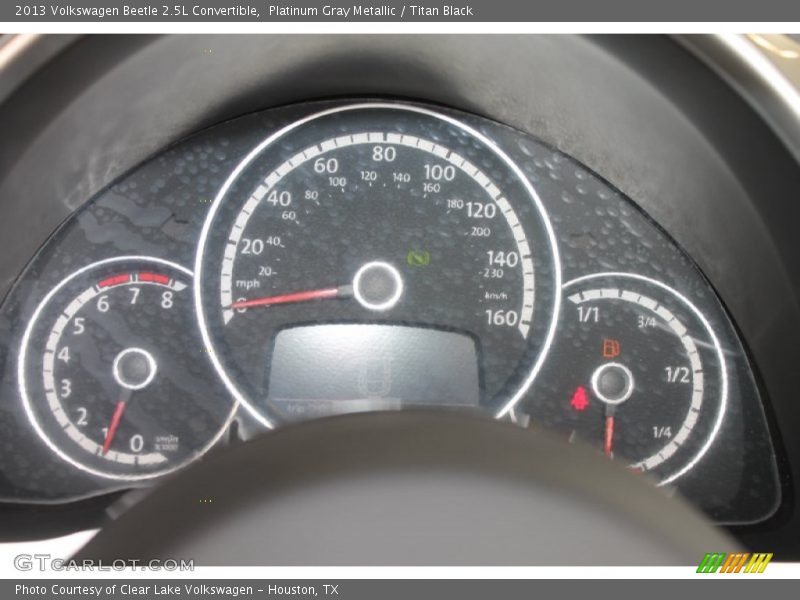 Platinum Gray Metallic / Titan Black 2013 Volkswagen Beetle 2.5L Convertible