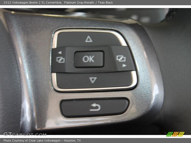 Platinum Gray Metallic / Titan Black 2013 Volkswagen Beetle 2.5L Convertible