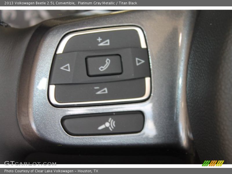 Platinum Gray Metallic / Titan Black 2013 Volkswagen Beetle 2.5L Convertible