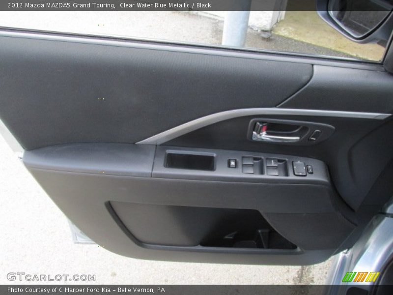 Clear Water Blue Metallic / Black 2012 Mazda MAZDA5 Grand Touring