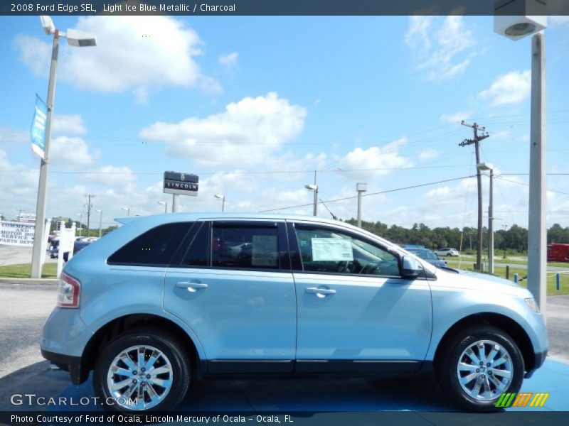 Light Ice Blue Metallic / Charcoal 2008 Ford Edge SEL