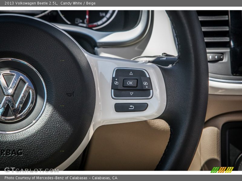 Candy White / Beige 2013 Volkswagen Beetle 2.5L