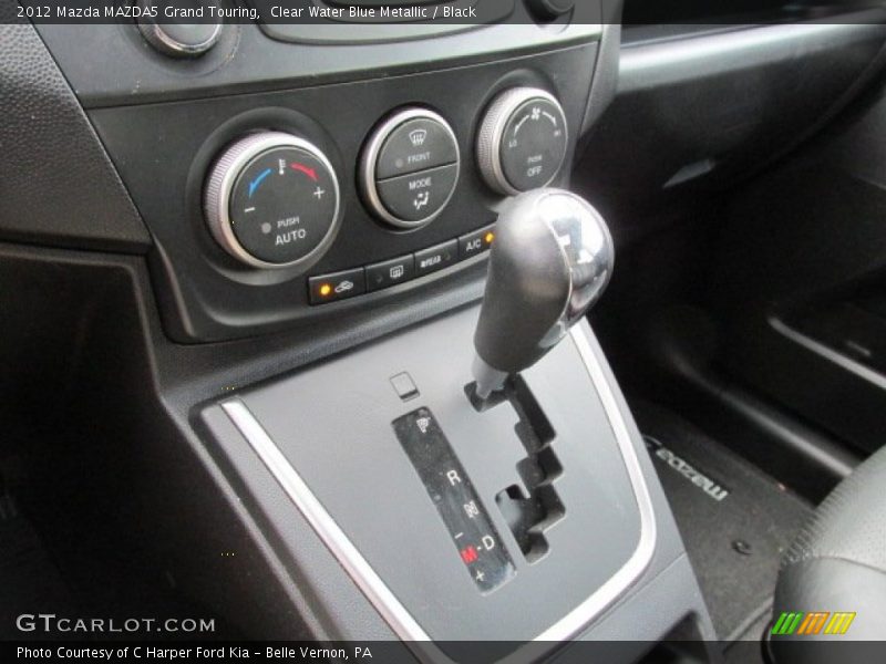Clear Water Blue Metallic / Black 2012 Mazda MAZDA5 Grand Touring