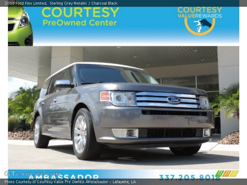 Sterling Grey Metallic / Charcoal Black 2009 Ford Flex Limited