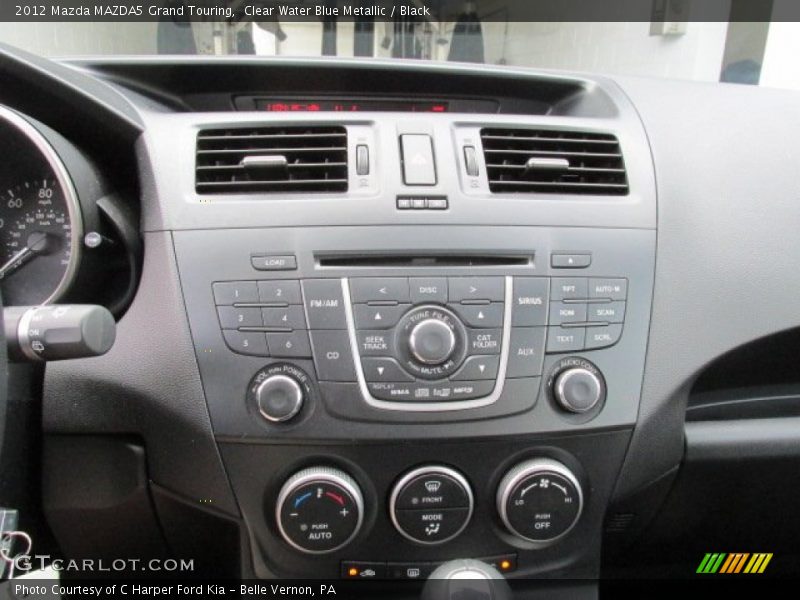Clear Water Blue Metallic / Black 2012 Mazda MAZDA5 Grand Touring